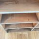 Large antique workshop cabinet with patinated wooden compartments, 20th century.