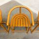 Set of four Allmilmö bar stools, 1980s