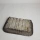Silver metal basket