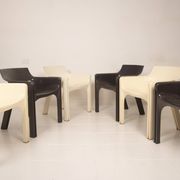 Set of six Gaudì Armchairs by Vico Magistretti for Artemide