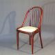 Chair/armchair Thonet No. A846, 1928/30, by Otto Prutscher, leather seat.