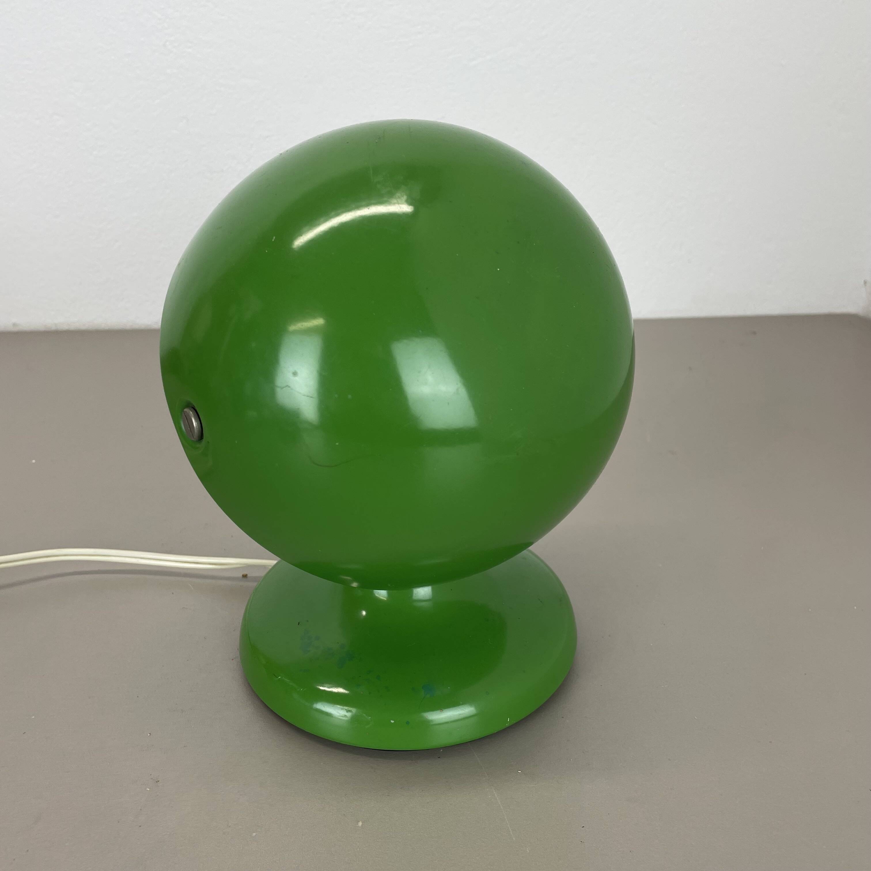 rare green model "Junker" Table Lamp by Afra & Tobia Scarpa for Flos, Italy