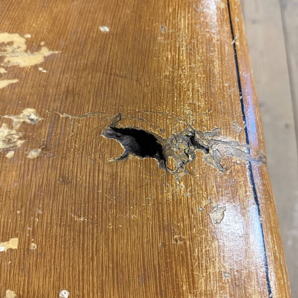 4 chaises hollandaises peintes