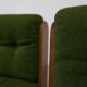 Ensemble de 2 fauteuils lounge verts français