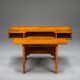 Mid-century modern teak desk, 1980s