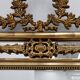 Louis XVI style gilt mirror with laurel wreath crest, Belgium, 20th century