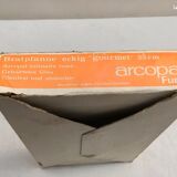 Dish vintage rectangular 35 cm arcopal smoked "gourmet" for oven