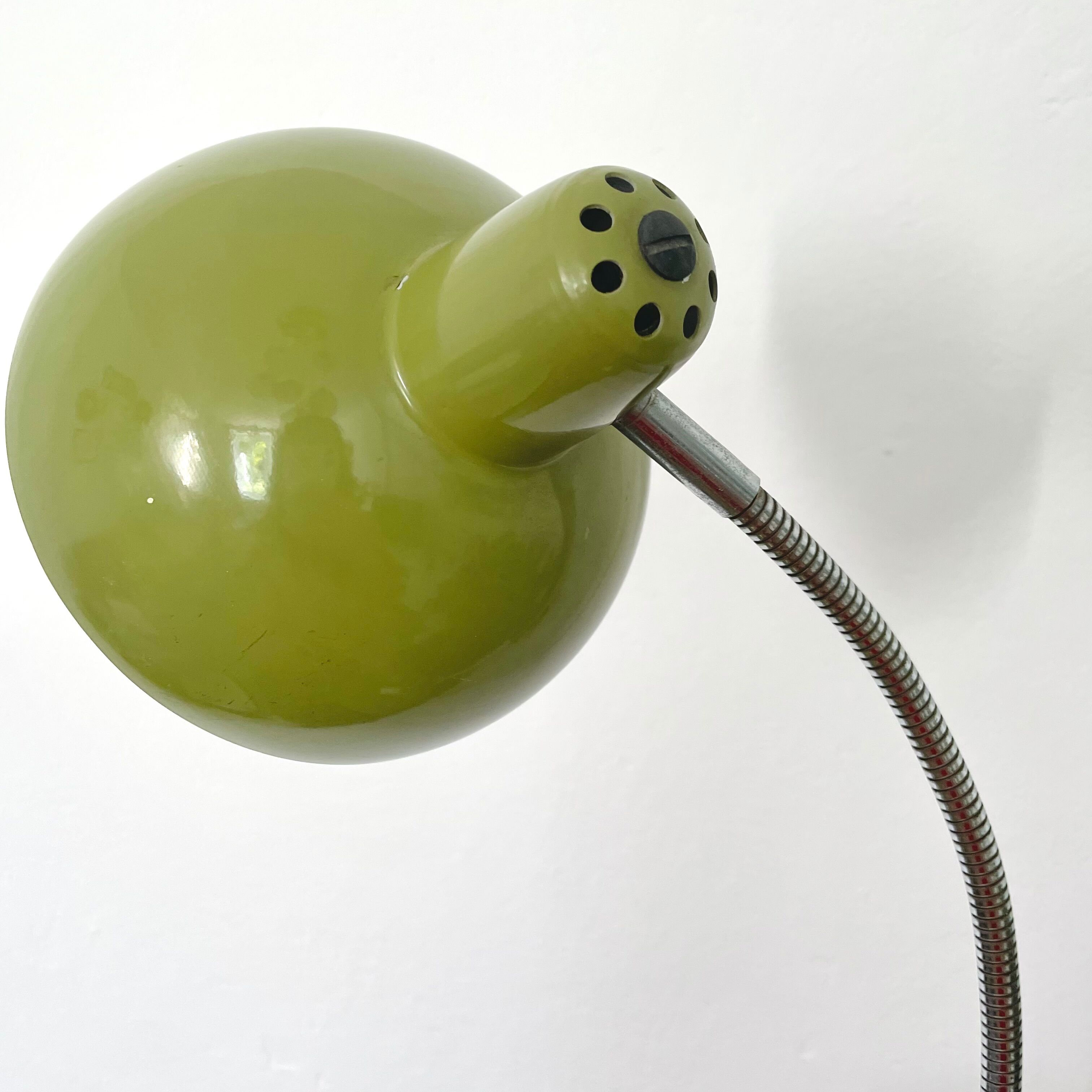 Khaki desk lamp 70s