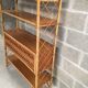 Rattan bookcase from the 60/70