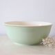 Green mint salad bowl, Villeroy and Boch, vintage