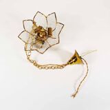 Medium sized crystal glass ‘Tole’ chandelier light by Palwa, Germany 1970’s