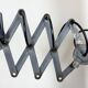 Grey Industrial Gooseneck Scissor Wall Lamp from Elektroinstala, 1960s