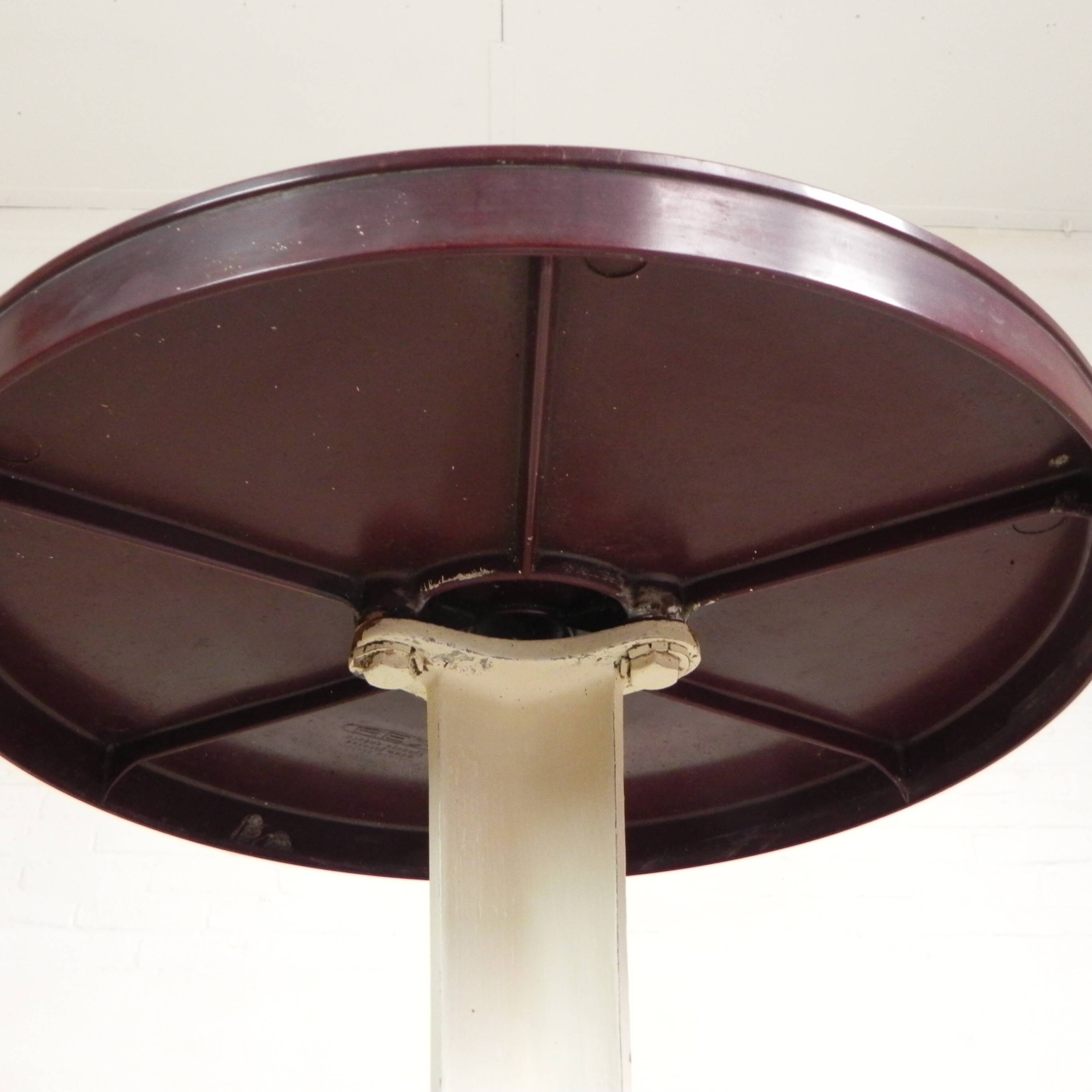 Art Deco bistro table with bakelite top, Louis Vuitton, REX, 1930s