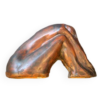 Earthen sculpture's body