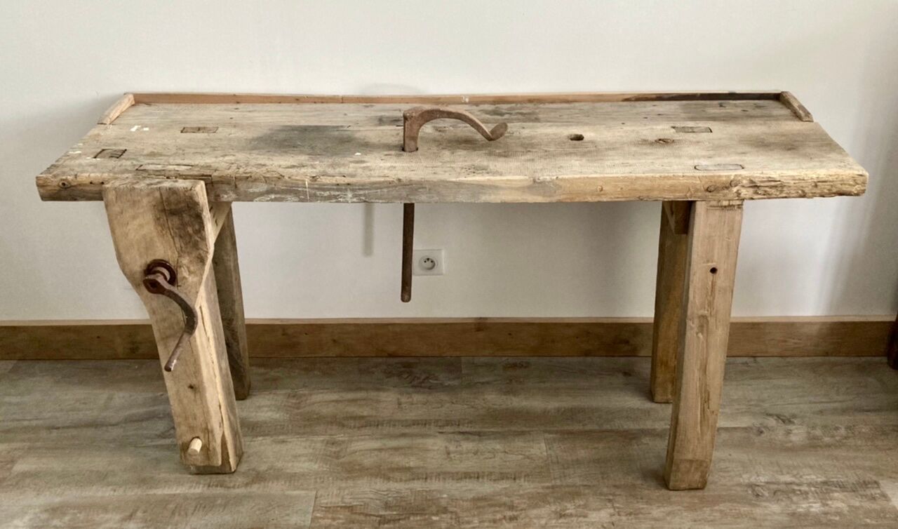 Authentic old workbench