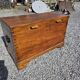 Antique solid teak chest