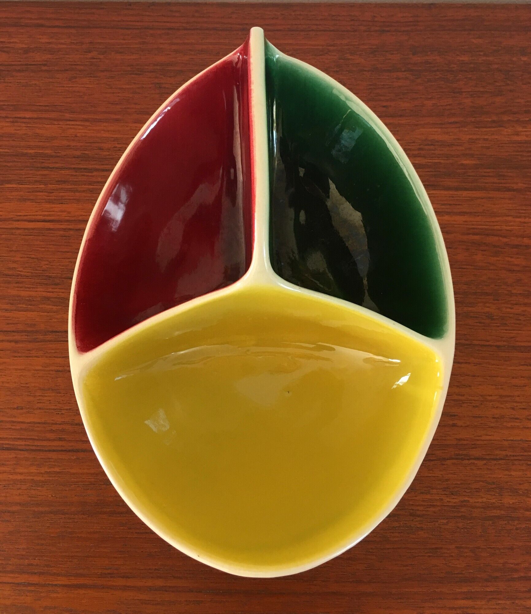 Vintage aperitif dish in ceramic 1950s