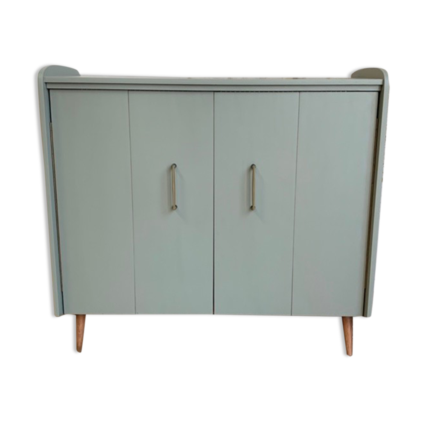 Vintage shoe cabinet - Light khaki