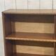 1950s English mahogany bookcase shelf