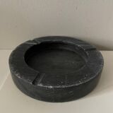 Dark Gray Black Marble Ashtray