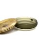 Yellow Murano glass smoking set, VeArt, Italy 1970