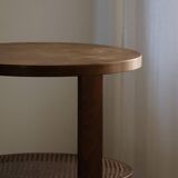 Modern Danish, Lacquered Beech Side Table, Fritz Hansen, "Model 1535", 1940s