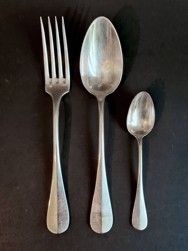 Couvert en métal argenté de Style Louis XV - Réf 05.