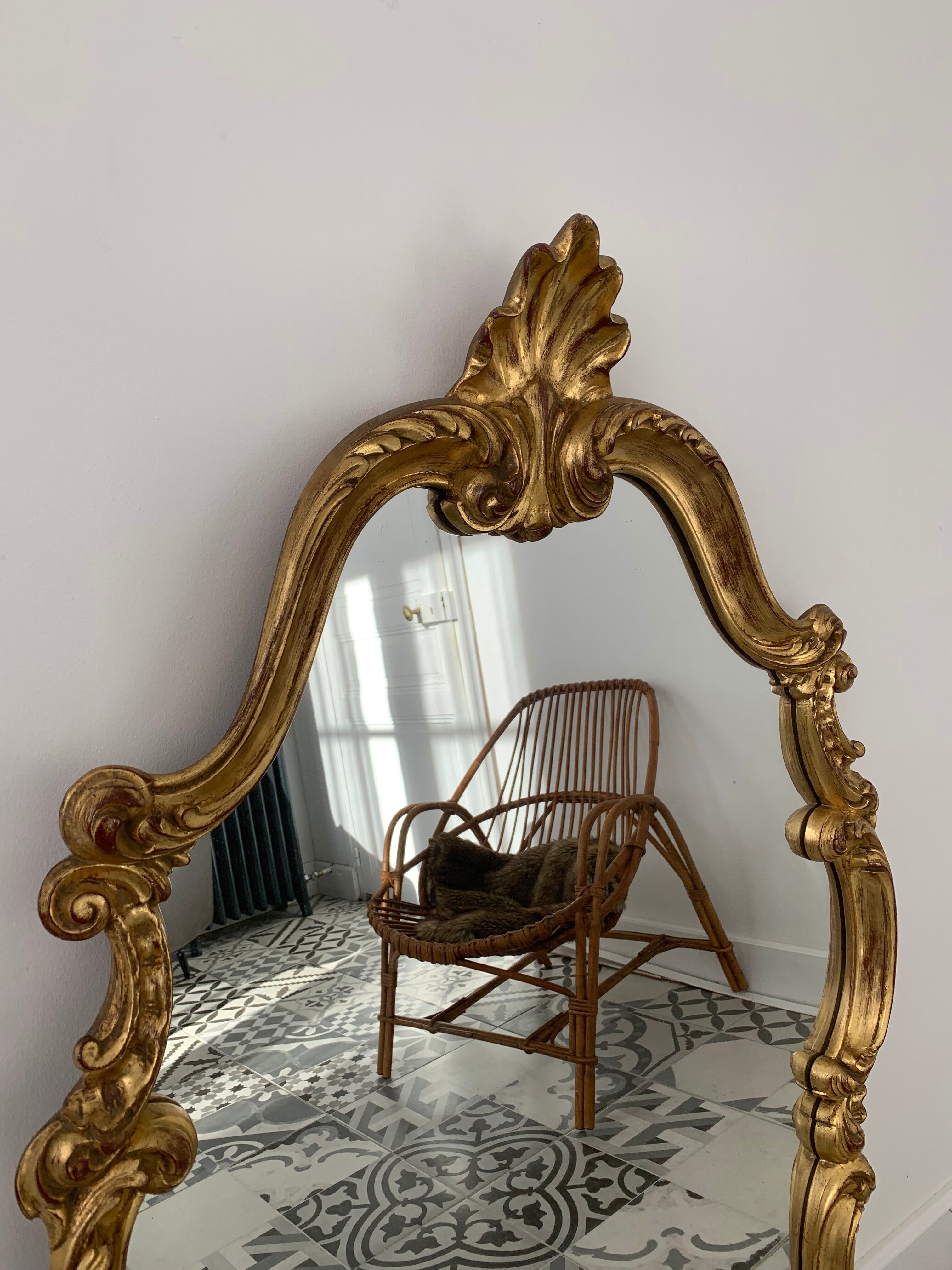 Baroque mirror 115x70cm