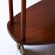 Scandinavian vintage mahogany trolley, 1940s