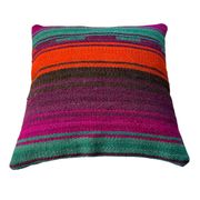 VINTAGE TURKISH KILIM CUSHION COVER, 40 X 40 CM
