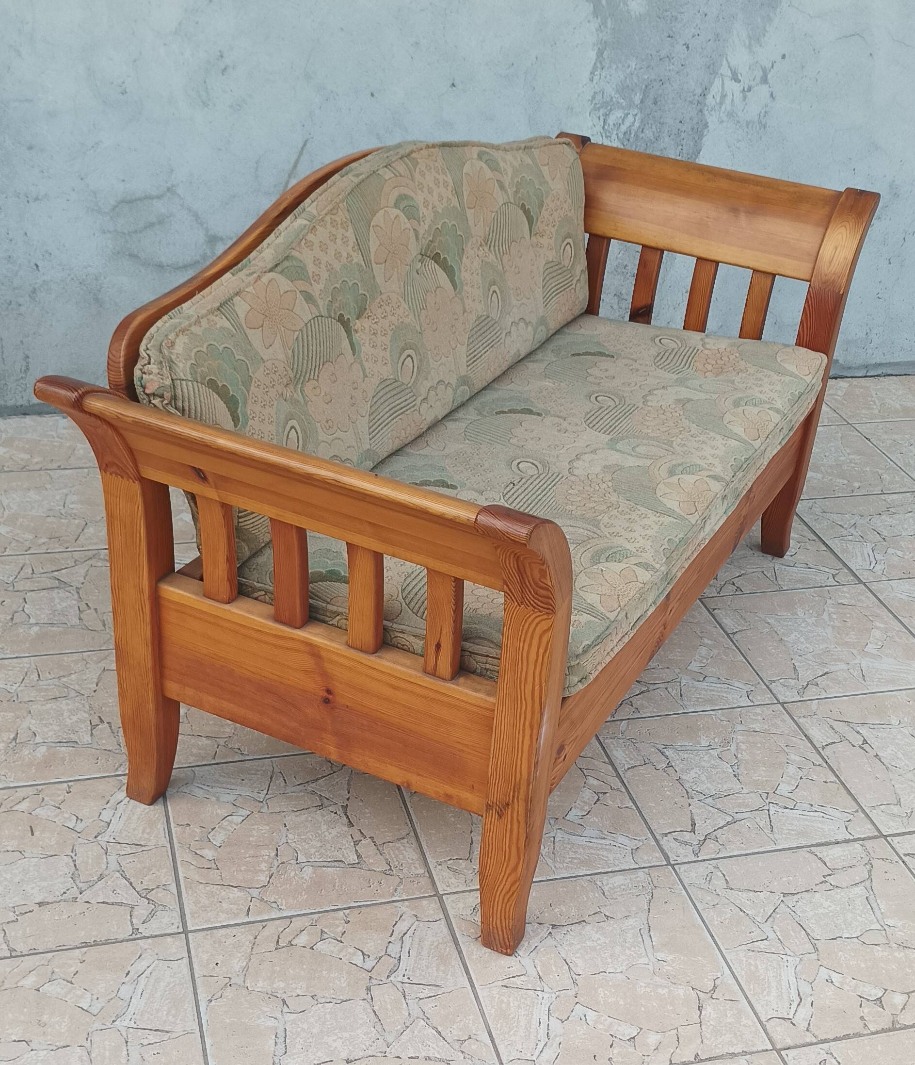 Vintage pine bench
