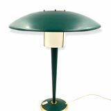 Lampe de table moderniste vert, France 1960s