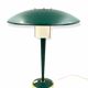 Lampe de table moderniste vert, France 1960s