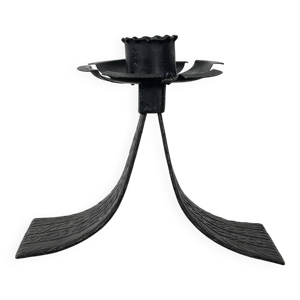 Bougeoir en fer forgé