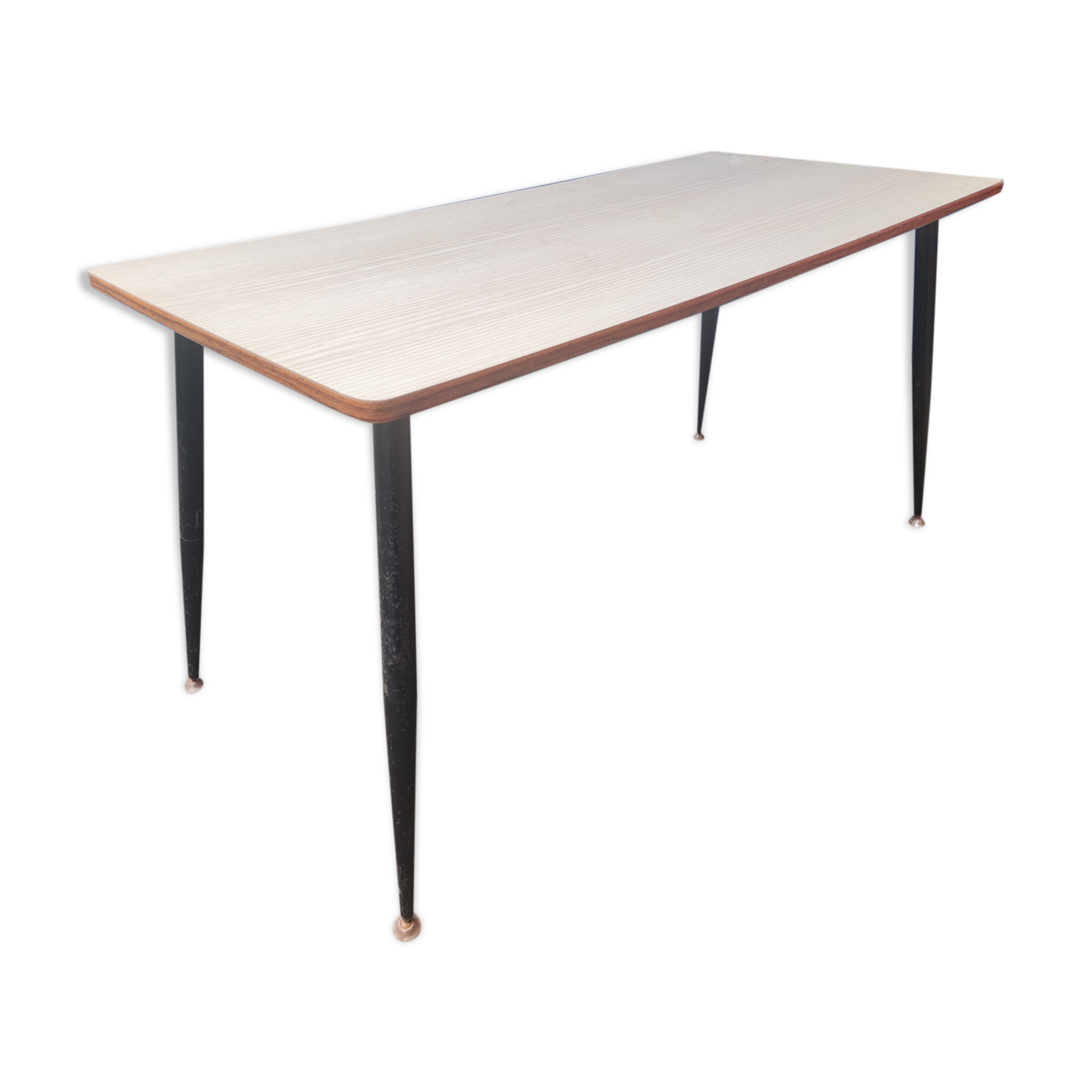 Coffee table tray formica legs compass modernist steel