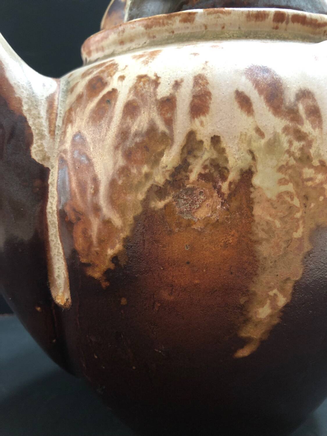 Stoneware teapot by Marcellus Aubry