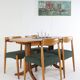 Set of 4 Danish Chairs 'Bjerremose'