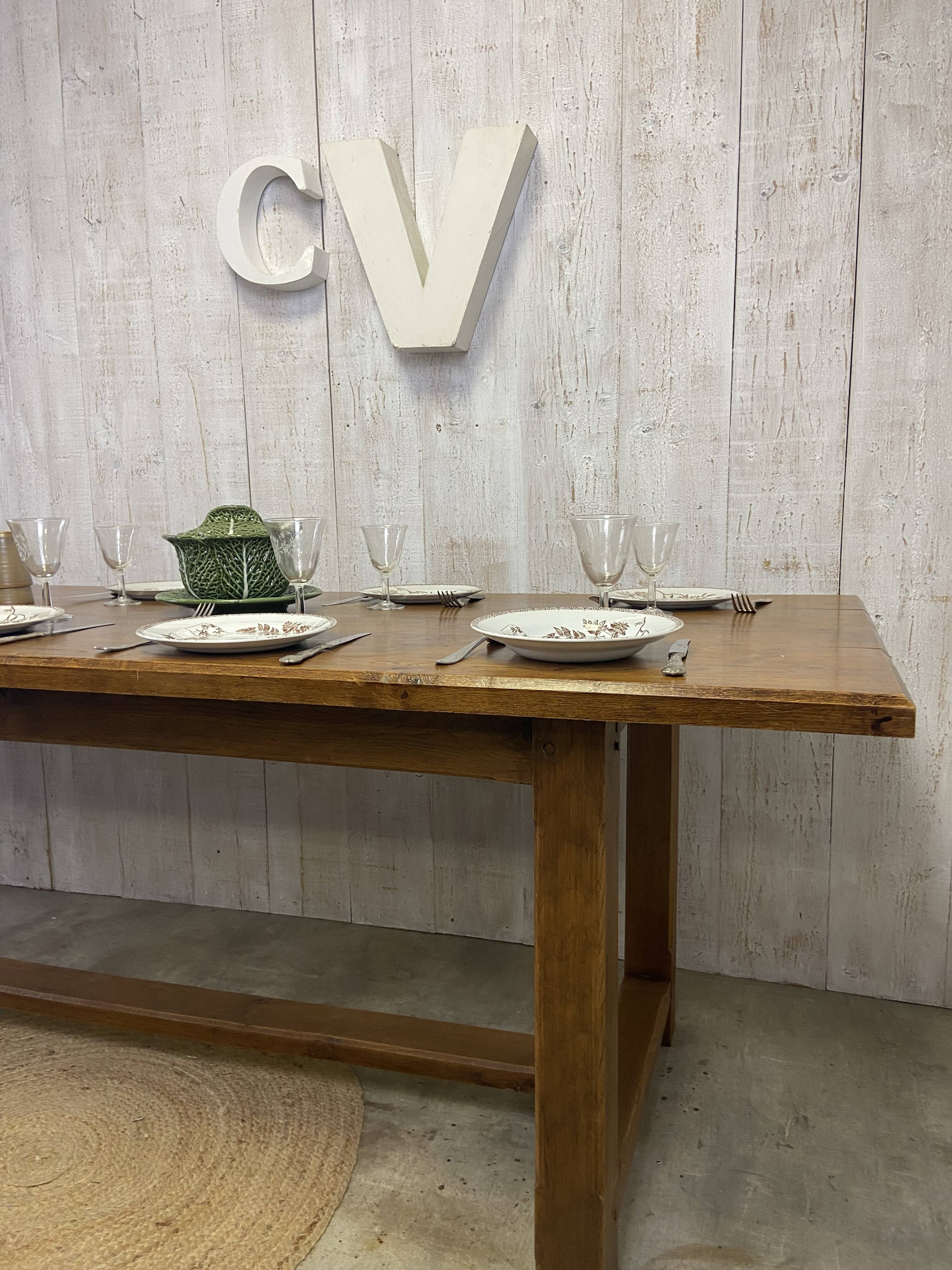 Table de ferme 280x77cm