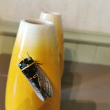 Pair of vintage vases massier vallauris