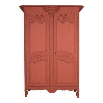 Armoire de mariage française en rhubarbe