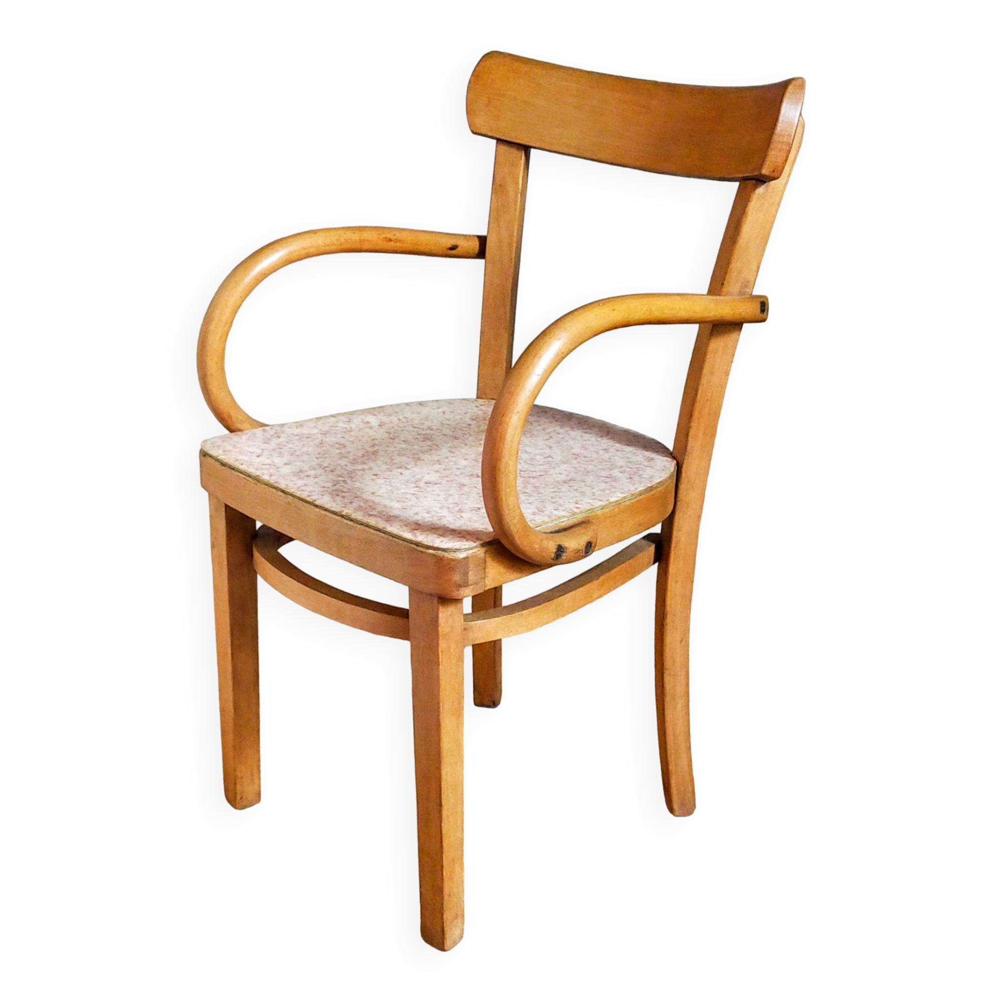 Children's armchair in old bent wood