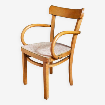 Fauteuil enfant  en bois courbé ancien