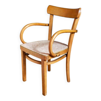 Fauteuil enfant  en bois courbé ancien