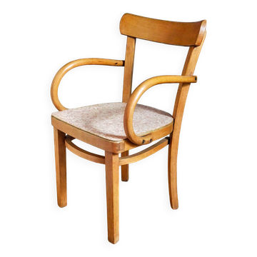 Fauteuil enfant  en bois courbé ancien