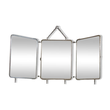 Miroir vintage tryptique 1950