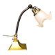 Lampe de table flexible en laiton Art Nouveau
