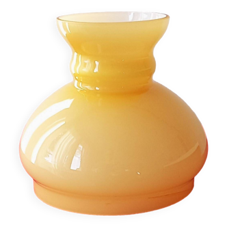 Orange-yellow opaline globe