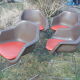 Set of 4 armchairs Robin day model created in 1967 edited by hill
