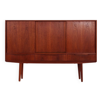 Teak highboard, Danish design, 1960s, designer: E.W. Bach
