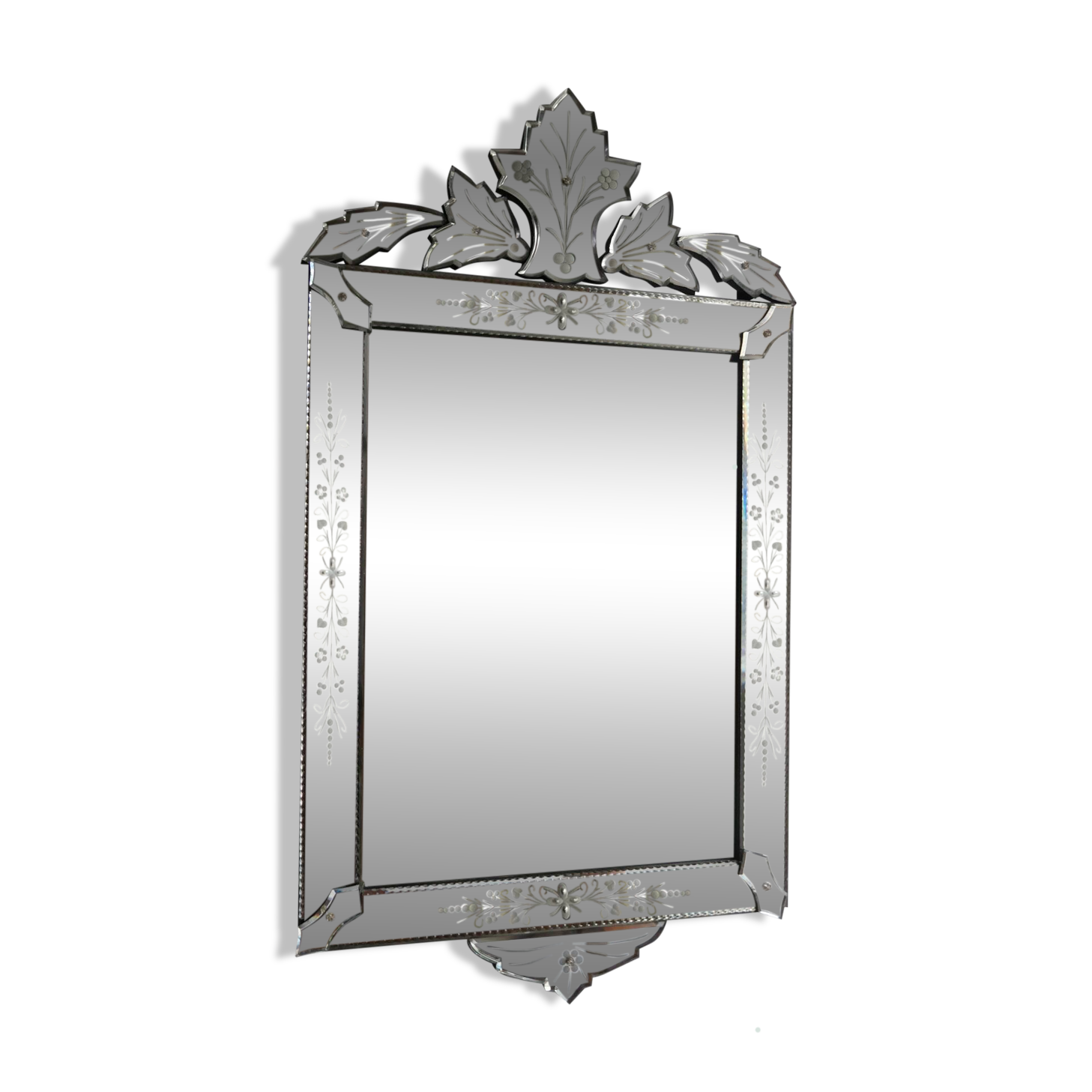 Antique bevelled mirror 1920-1940
